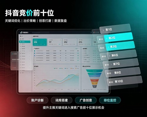 月湖抖音搜索竞价